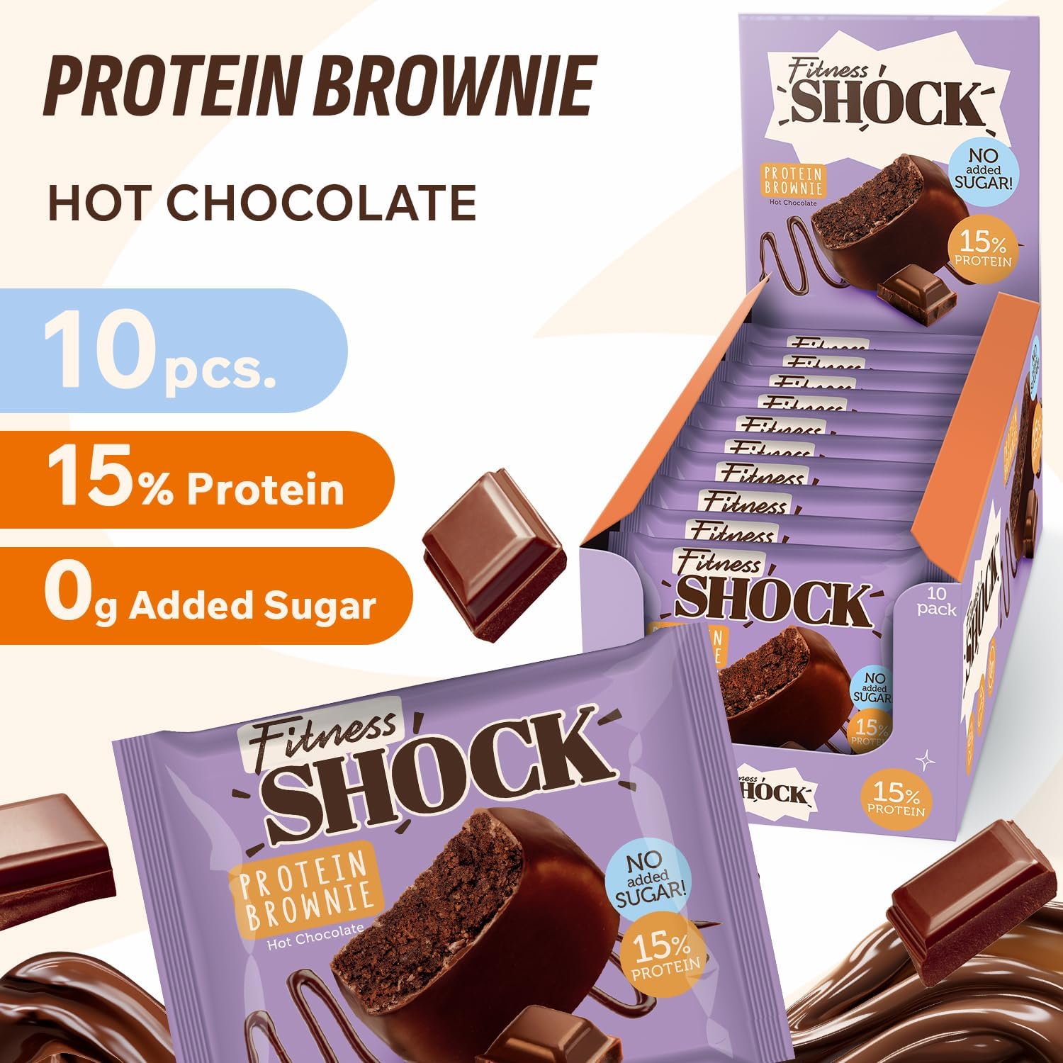 Fitness SHOCK Brownie “Hot Chocolate”