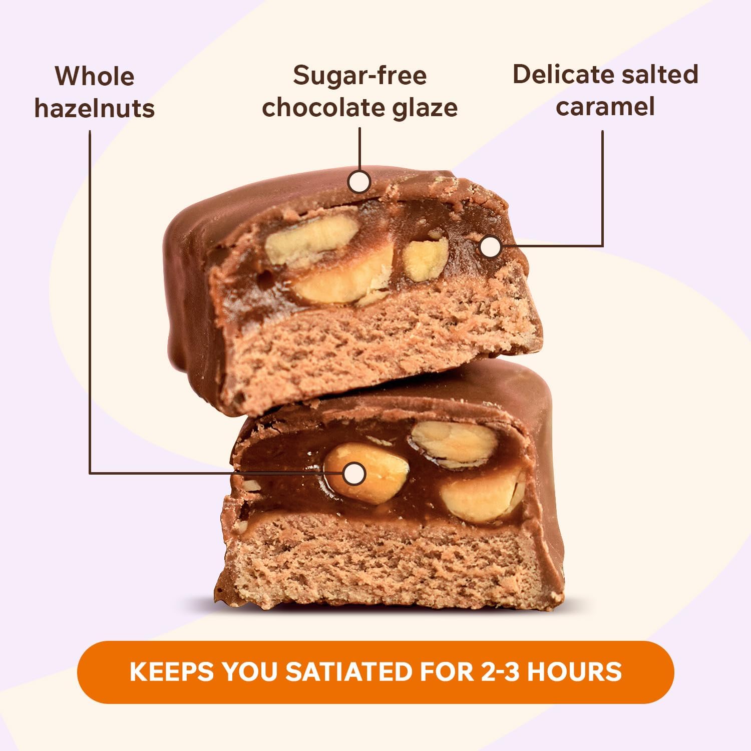 Fitness SHOCK Protein Bar – Hazelnut & Caramel