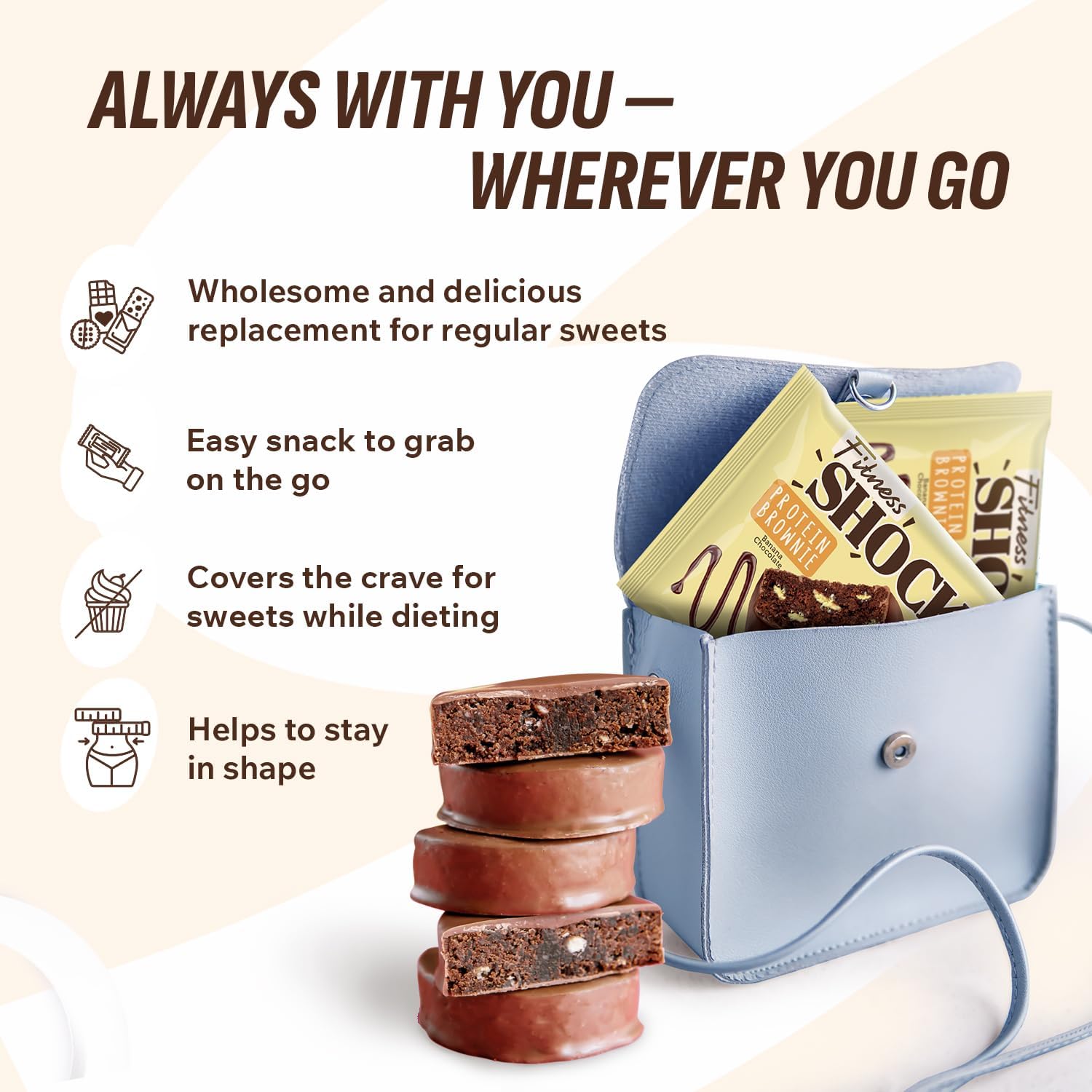 Fitness SHOCK Brownie “Banana”