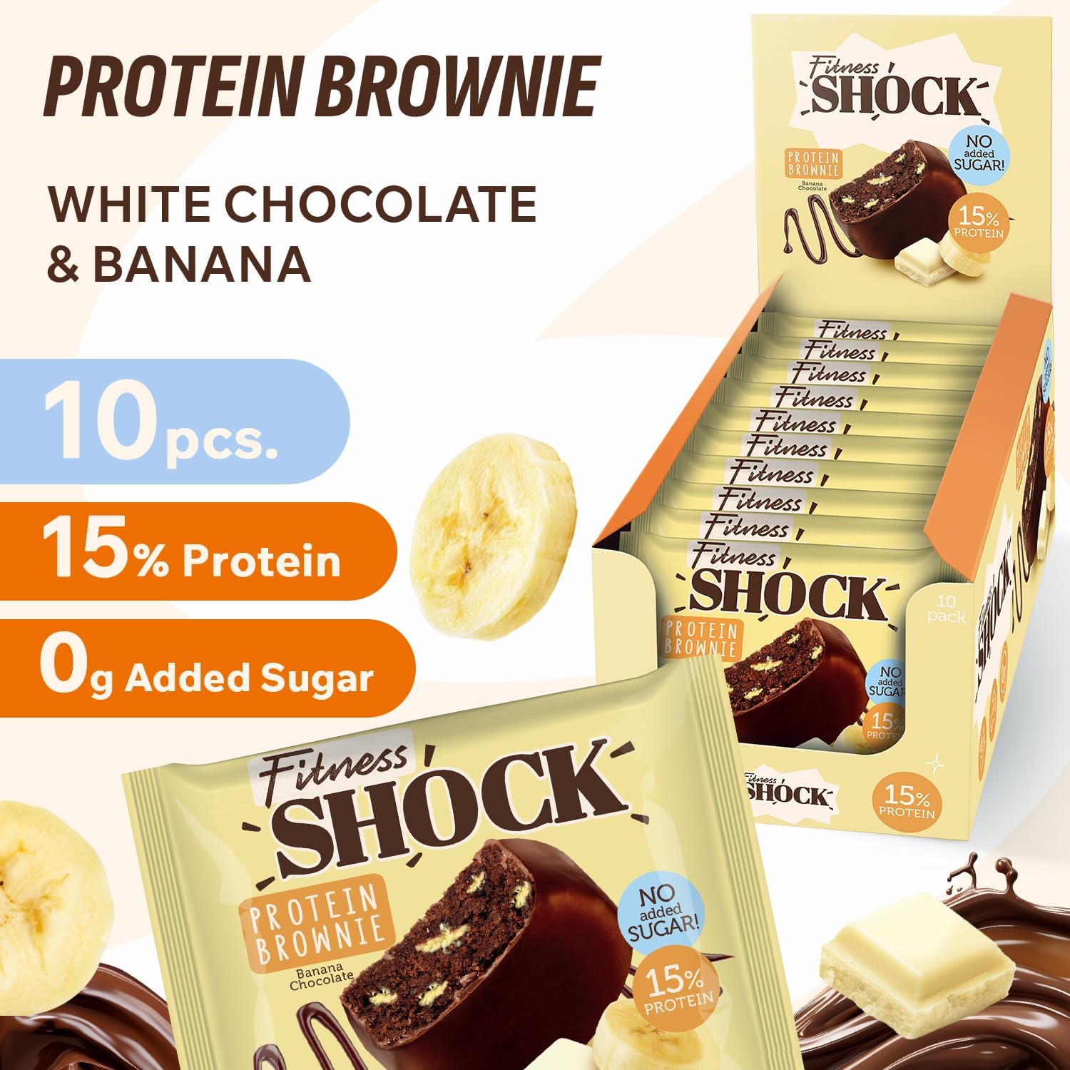 Fitness SHOCK Brownie “Banana”
