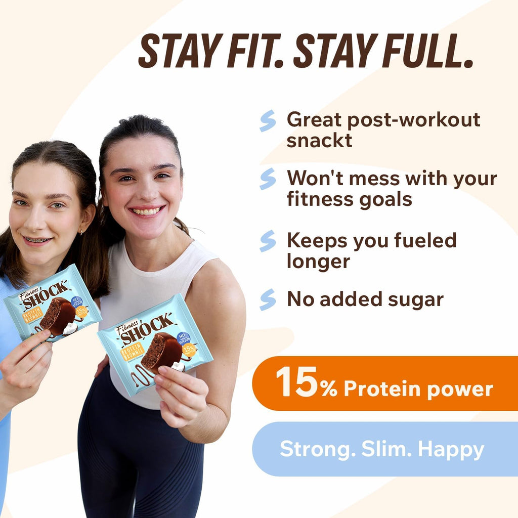 Fitness SHOCK Brownie “Coconut Cake”