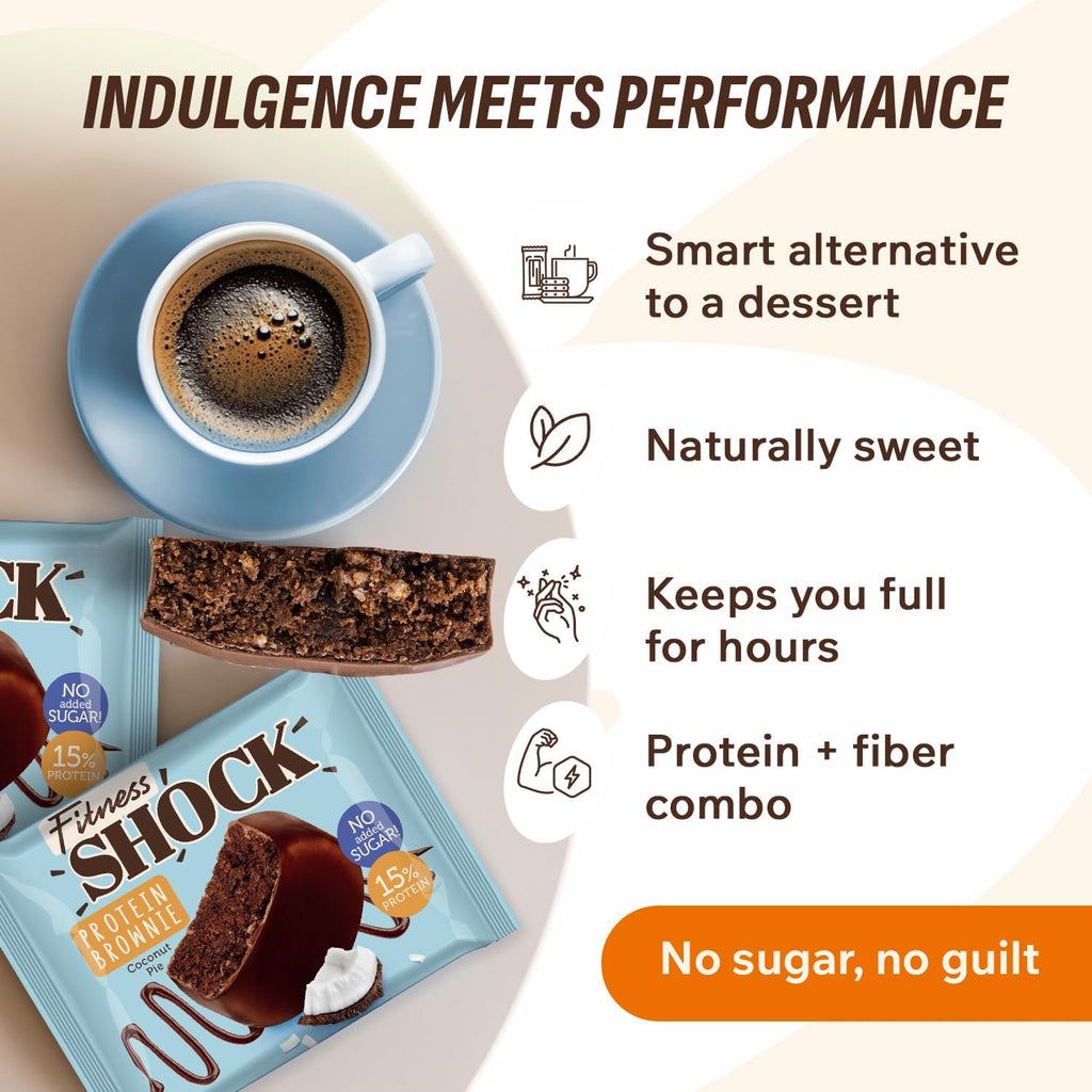 Fitness SHOCK Brownie “Coconut Cake”