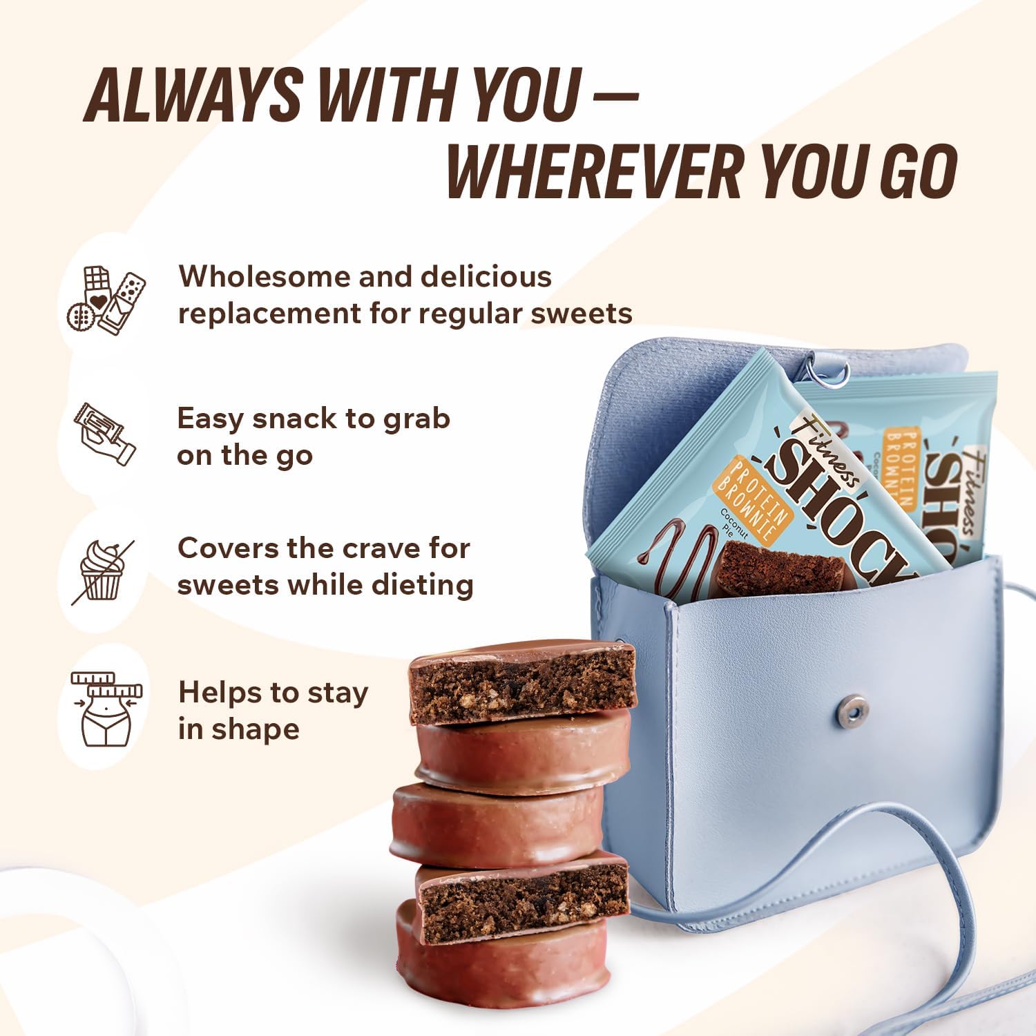 Fitness SHOCK Brownie “Coconut Cake”