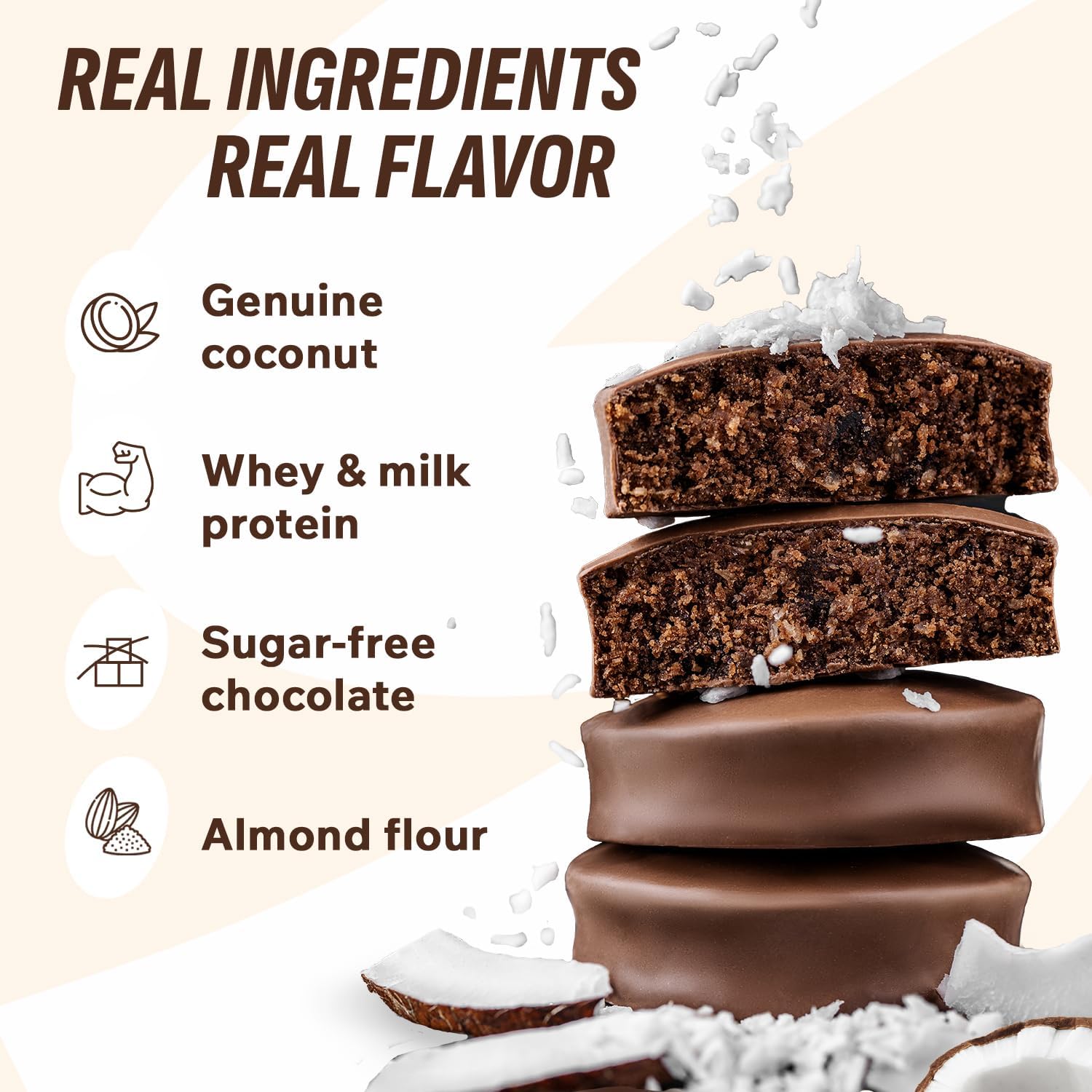 Fitness SHOCK Brownie “Coconut Cake”