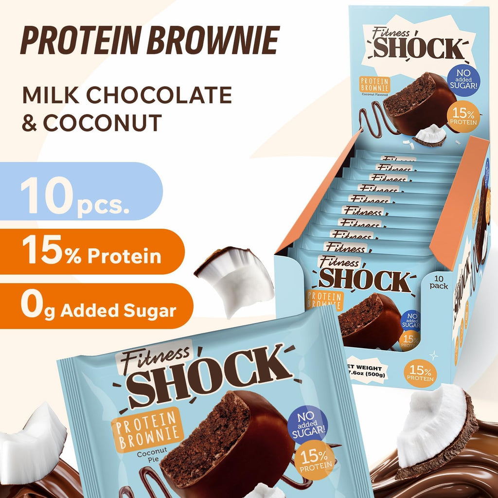 Fitness SHOCK Brownie “Coconut Cake”