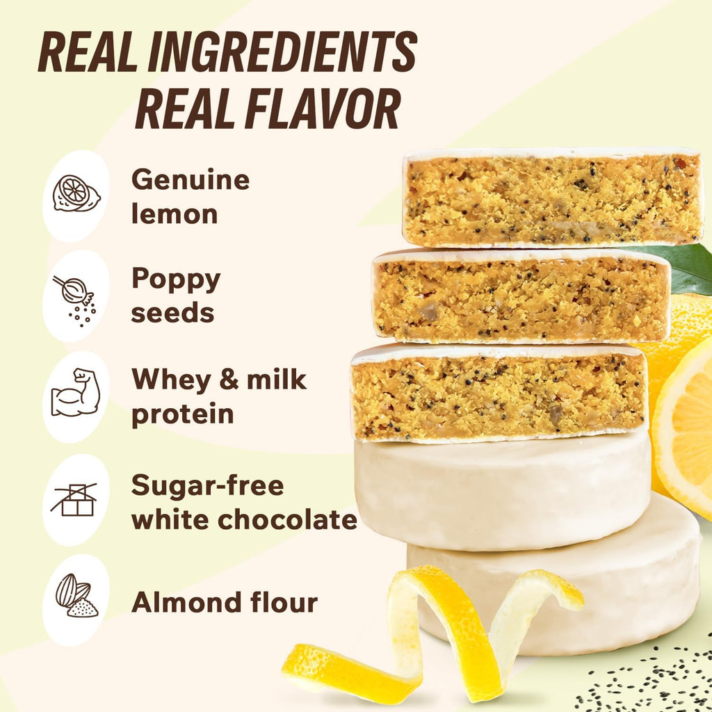 Fitness SHOCK Brownie “Lemon-Poppy”