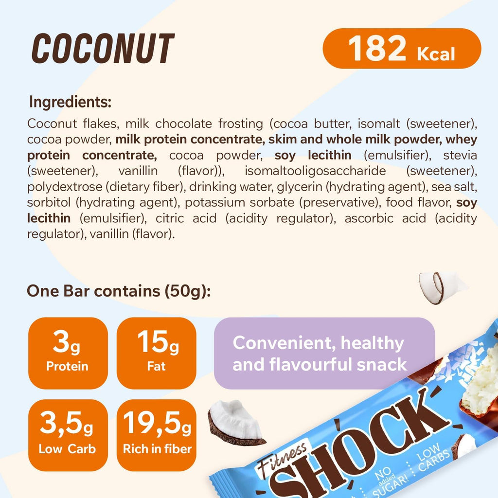 Fitness SHOCK Coconut Bar