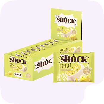 Fitness SHOCK Brownie “Lemon-Poppy”